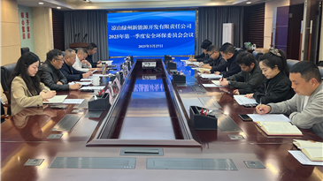 凉山绿州新能源开发有限责任公司 召开2025年第一季度安全环保委员会会议